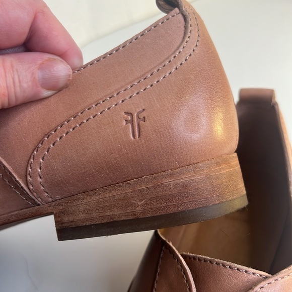 Frye Grace CVO Slip on Oxfords Womens Size 10 M Pale Blush Leather Casual Shoes - Picture 10 of 11